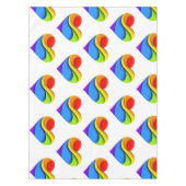 Nappe SlipperyJoe's orgueillement coeur courbes forme 3D (Devant)