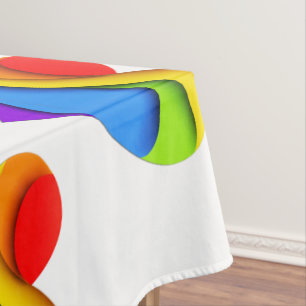 Nappe SlipperyJoe's orgueillement coeur courbes forme 3D
