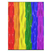 Nappe SlipperyJoe's rainbow pride couleurs liquide brill (Devant)