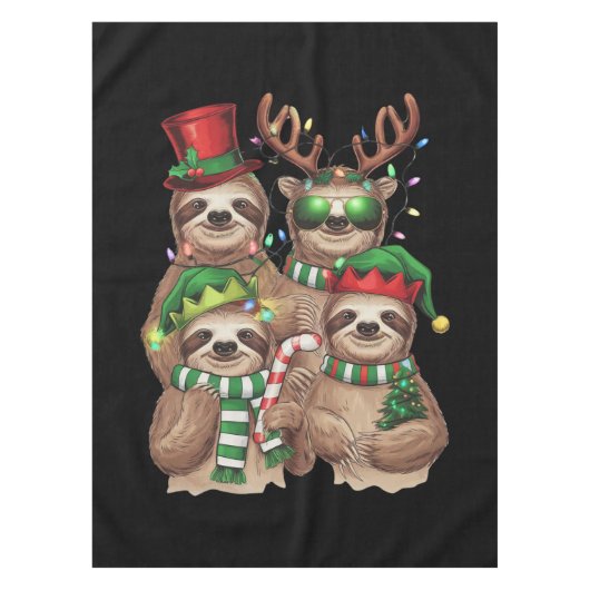 Nappe Sloth Christmas Joyeux Slothmas Sloth Lover Cadeau (Devant)