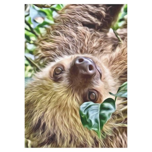 Nappe Sloth peint (Devant)