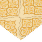 Nappe Smooth Arabesque - Motif géométrique neutre miel (Angle)