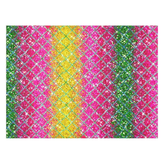 Nappe Snakeskin rose parties scintillant (Devant (Horizontal))