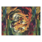 Nappe Snarling Tiger Portrait Artistique (Devant (Horizontal))