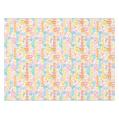 Nappe Snoopy Pastel Text Pattern (Devant (Horizontal))