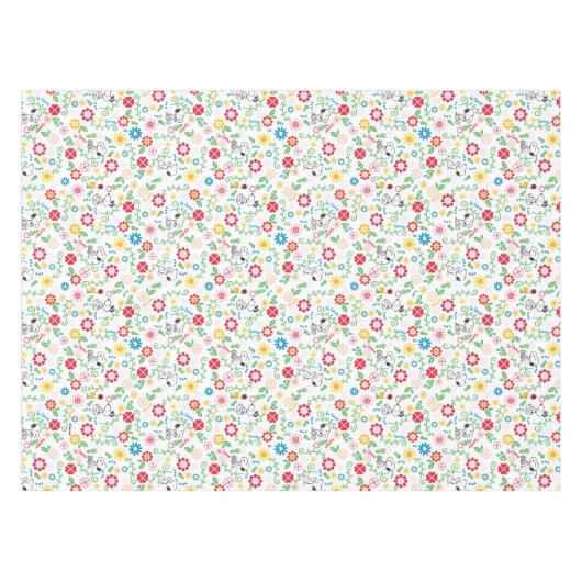 Nappe Snoopy So Sweet Flower Pattern (Devant (Horizontal))