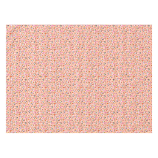 Nappe Snoopy & Woodstock Super Vibes Motif orange (Devant (Horizontal))