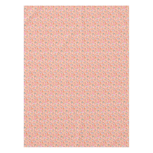 Nappe Snoopy & Woodstock Super Vibes Motif orange (Devant)