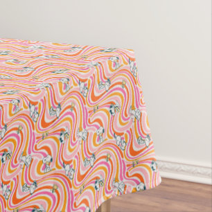Nappe Snoopy & Woodstock Super Vibes Motif orange