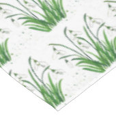 Nappe Snowdrops Aquarelle fleurie de printemps blanc Pâq (Angle)