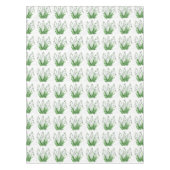 Nappe Snowdrops Aquarelle fleurie de printemps blanc Pâq (Devant)