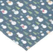 Nappe Snowman Cats Motif de vacances (Angle)