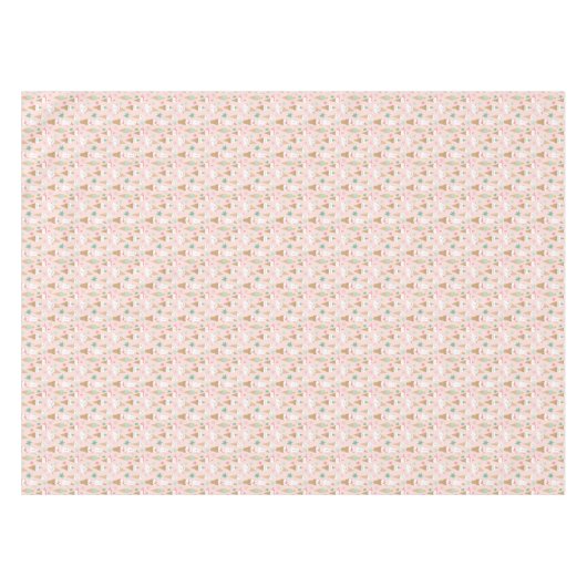 Nappe Snowman Crème glacée cônes Noël Motif (Devant (Horizontal))
