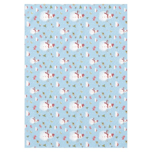 Nappe Snowman de Noël (Devant)