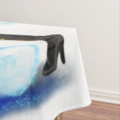 Nappe Snowman et danseuses de Noël -Nappe (In Situ)