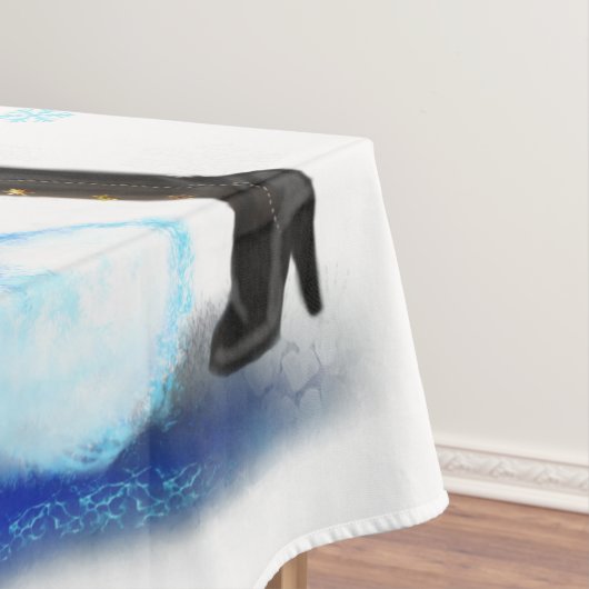 Nappe Snowman et danseuses de Noël -Nappe (In Situ)