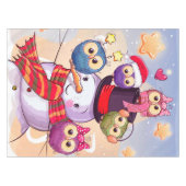 Nappe Snowman & Owls (Devant (Horizontal))