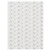 Nappe Snowmen de Noël, Arbres et Mittens (Devant)