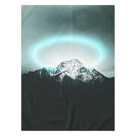 Nappe Snowy mountain mysterious blue neon light (Devant)