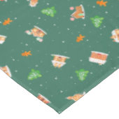 Nappe Snowy Winter Gingerbread Maison Cookies (Angle)
