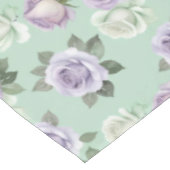Nappe Soft Lilac And White Roses With Watercolor Effects (Angle)