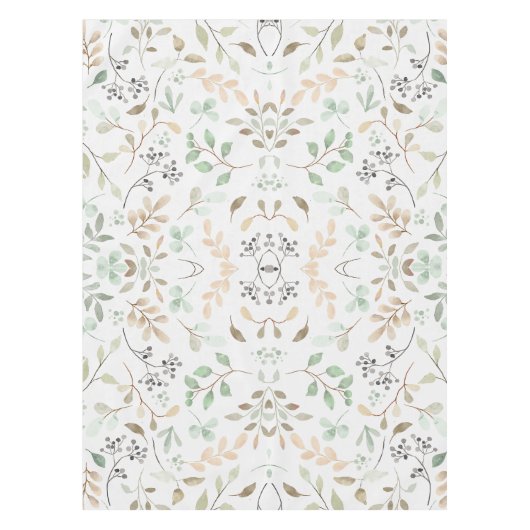 Nappe Soft Nature Floral Table Cover | Tablecloth (Devant)