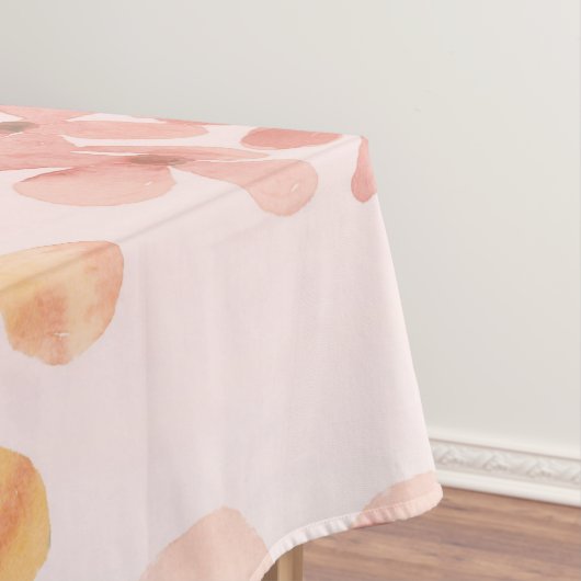 Nappe Soft Pink Floral Blossom Dining Tablecloth (In Situ)