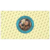 Nappe Soft Yellow Modern Graduation Photo Cap Pattern (Devant (Horizontal))