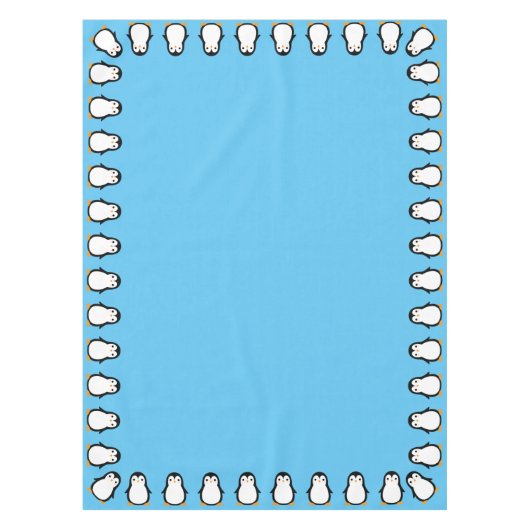 Nappe Soirée d'anniversaire de Penguin (Devant)