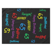 Nappe soixante-cinquième Fête d'anniversaire, répétant (Devant (Horizontal))