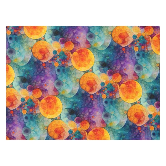 Nappe Solar Drift Vibrant Fractal Art Abstract Pattern (Devant (Horizontal))