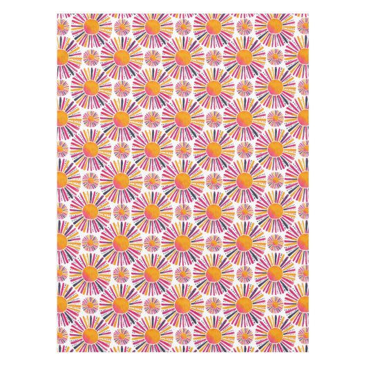 Nappe Soleil coloré - style aquarelle (Devant)