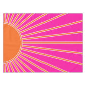 Nappe Soleil Sunrise Hot Rose Et Orange Preppy Sunshine (Devant (Horizontal))