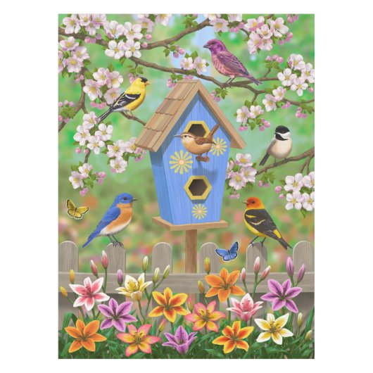 Nappe Songbirds Lily Garden Birdhouse (Devant)