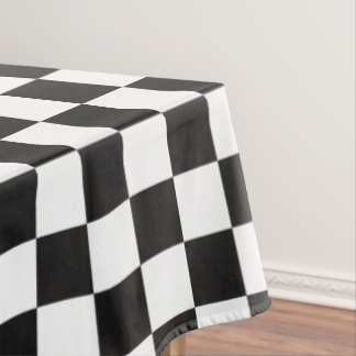 Nappe Sophisticated Black & White Checkered Party Picnic