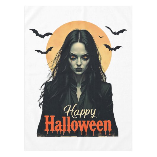 Nappe Sorcière gothique d'Halloween (Devant)
