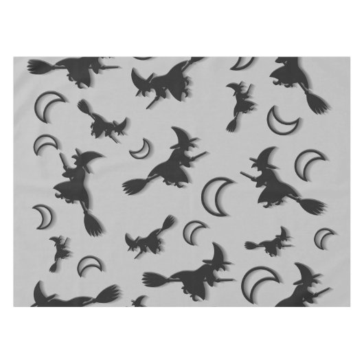 Nappe Sorcière volante entre la moitié de la lune à Hall (Devant (Horizontal))