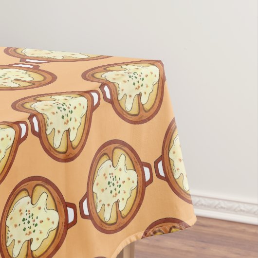 Nappe Soupe d'oignon français Crock Fromage Repas de nou (In Situ)