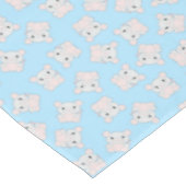 Nappe Souris fête d'anniversaire bleu (Angle)