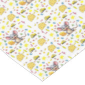 Nappe Souris Fromage Jaune Étoiles Camions Chat (Angle)