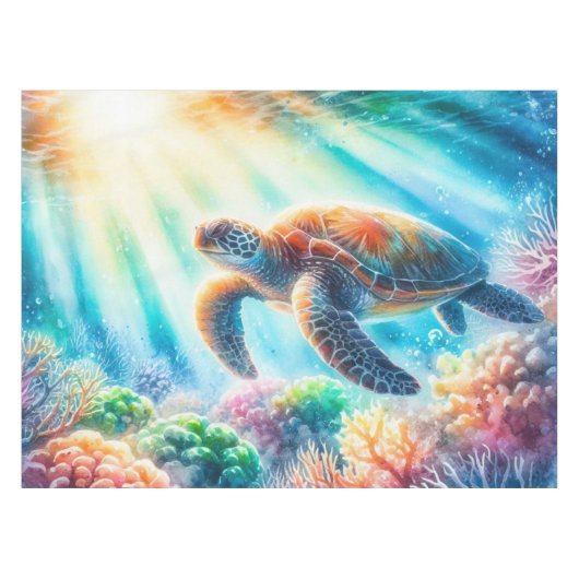 Nappe Sous la tortue de mer (Devant (Horizontal))