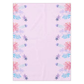 Nappe Sous l'Océan Rose et Violet Anniversaire (Devant)