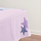 Nappe Sous l'Océan Rose et Violet Anniversaire (In Situ)