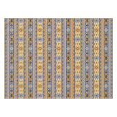 Nappe Southwest Design Gold Blue Grey Tribal Motif (Devant (Horizontal))