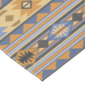 Nappe Southwest Design Gold Blue Grey Tribal Motif (Angle)