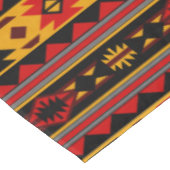 Nappe Southwest Design Red Black Gold Tribal Motif (Angle)