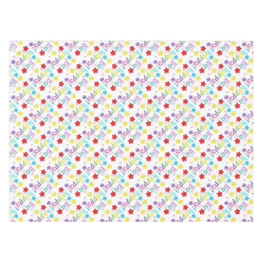 Nappe Soyez heureux ! (Devant (Horizontal))