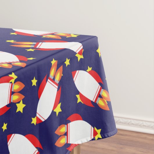 Nappe Space Rocket Ship Anniversaire (In Situ)