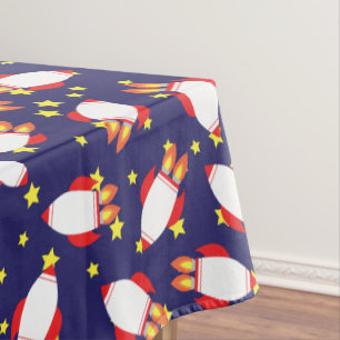 Nappe Space Rocket Ship Anniversaire