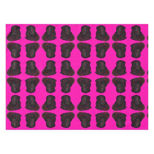 Nappe Sparkly magical black rabbit for luck (Devant (Horizontal))